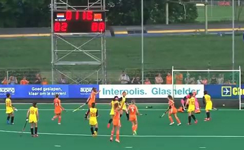 scorebord hockey buiten