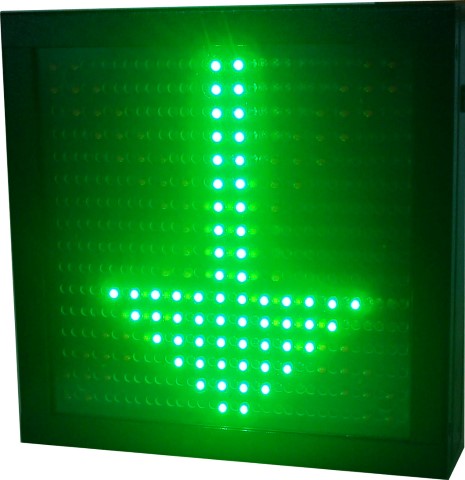 led pijl groen